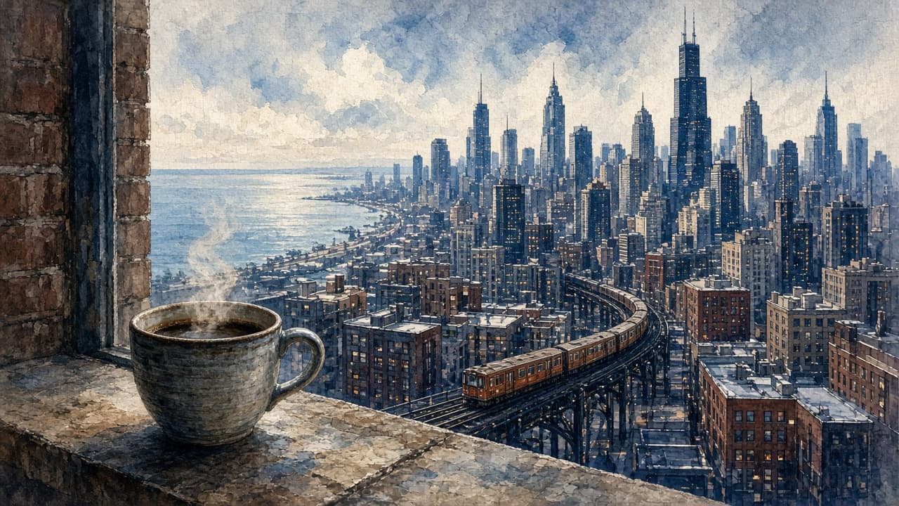 Chicago, IL cafe scene
